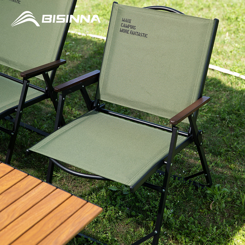 Outdoor Camping Lounge Chairs - BISINNA-ピクニック,ハイキング,キャンプ,ピクニック用の折りたたみ椅子