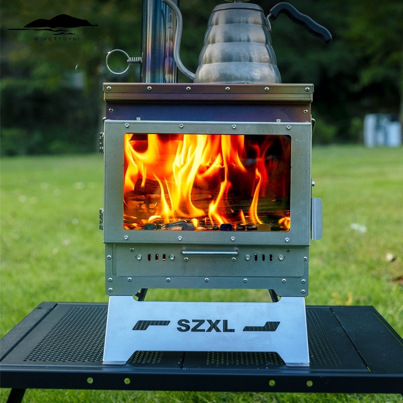 Outdoor Camping Fireplace - 薪暖炉マスター薪暖炉屋外冬暖房炉薪ストーブキャンプ
