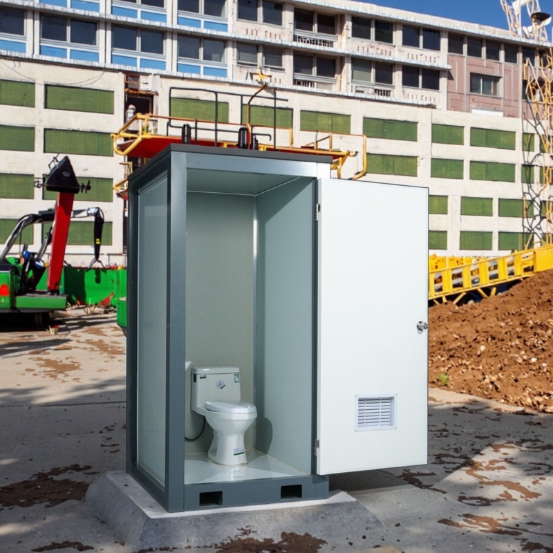 Outdoor Camping Toilet - 移動式簡易トイレ ポータブルコンテナトイレ 仮設トイレ キャビントイレ モバイルトイレ 公共屋外トイレ