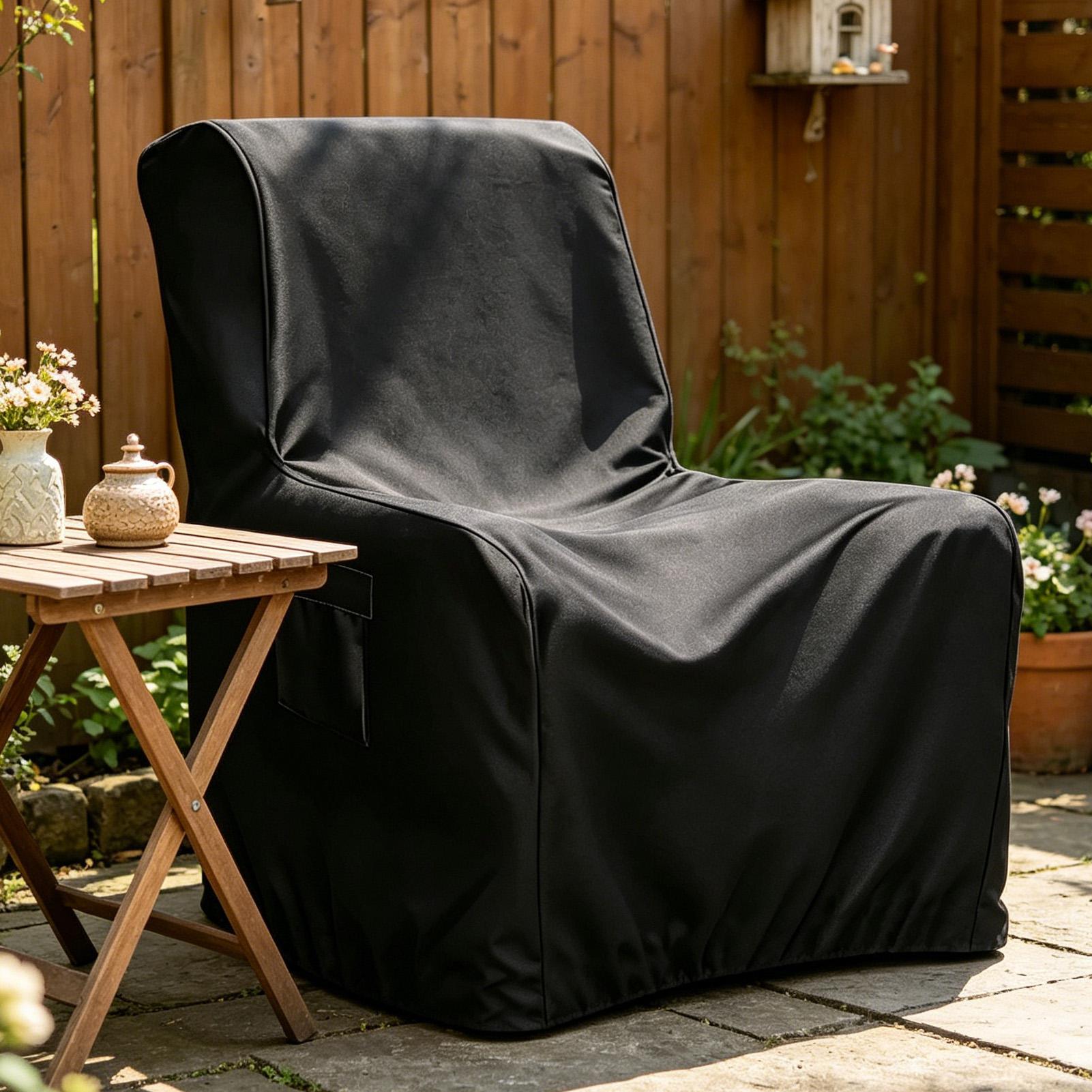 Outdoor Camping Lounge Chairs - ラウンジチェアカバー屋外家具プロテクター高耐久家具カバーパティオ芝生裏庭ポーチバルコニーガーデンキャンプ用