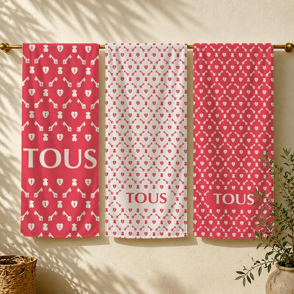 Outdoor Camping Brands - ジュエリーブランド T-TOUS タオル タオル ビーチタオル、水泳、ジム、キャンプ、屋外での暑さ対策に最適な速乾性吸水性バスタオル