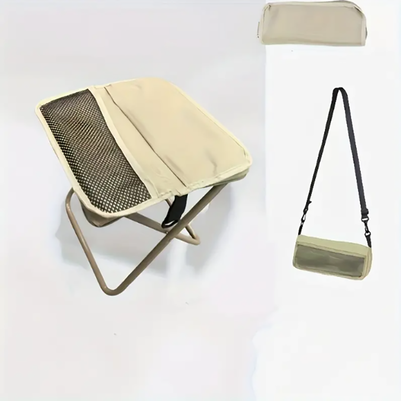 Outdoor Camping Stores - アウトドアレジャー、キャンプ、ハイキング用の折りたたみ式スツール、ショルダーバッグスタイルのポータブルスツールで、簡単に収納できます。