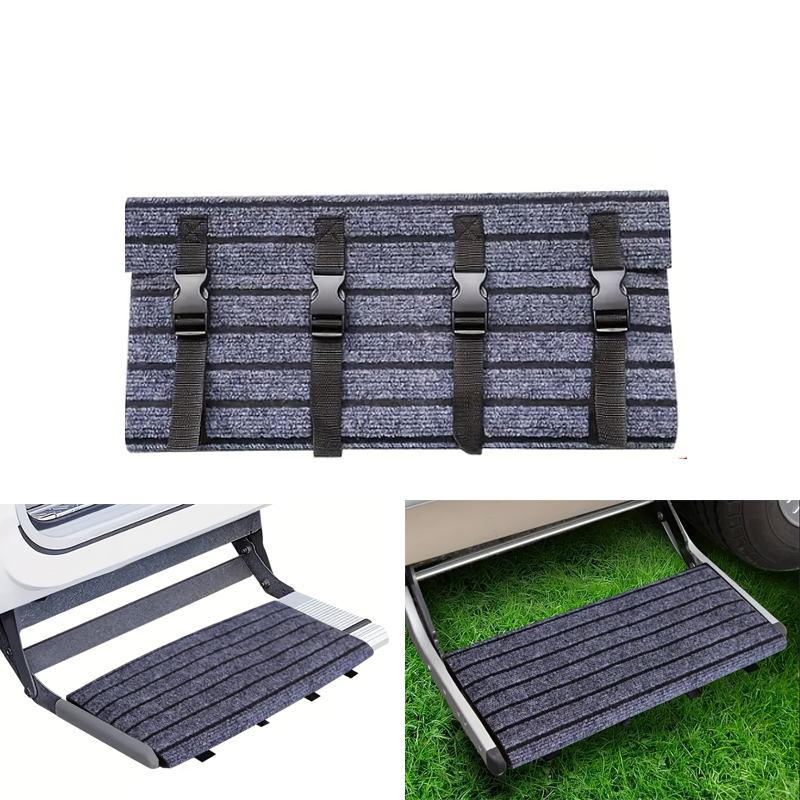 Outdoor Camping Carpet - 屋外キャラバンステップドアマットRVステップ階段カーペットヘビーデューティー滑り止め交換用モーターホームアクセサリー旅行キャンプ用