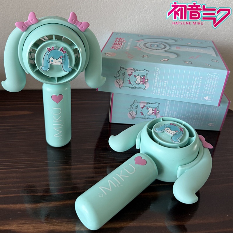 Outdoor Camping Burner - 初音ミクミニハンドヘルドファン冷却ファン家庭用オフィス旅行アウトドアやキャンプドロップシップ小型ファンギフトおもちゃ