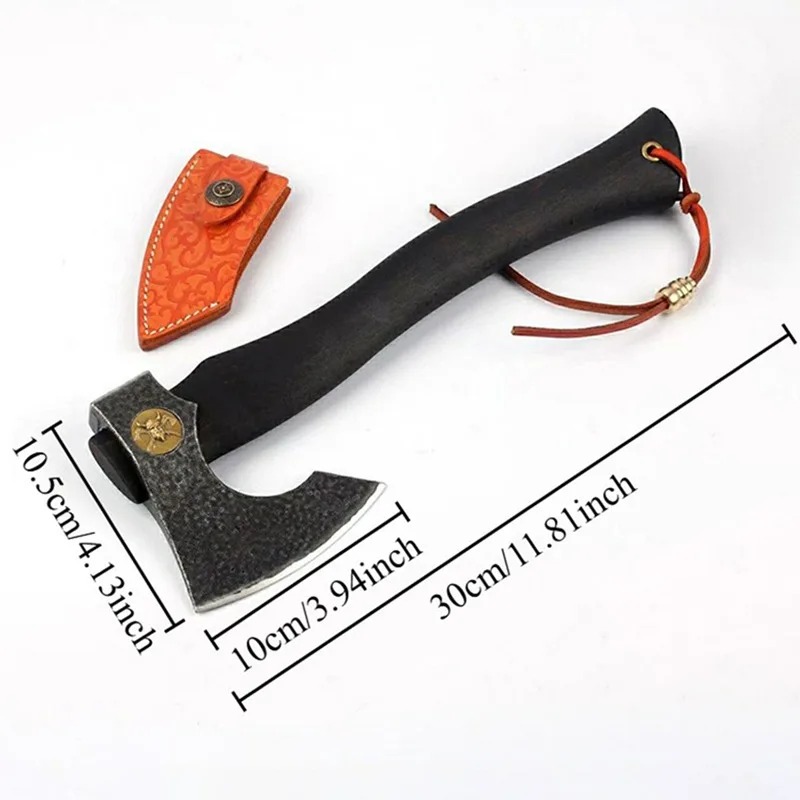Camp Axe Hatchet - アウトドア斧 キャンプ用品 木材を切るためのプロの斧 多機能斧 サバイバル用品 自己防衛
