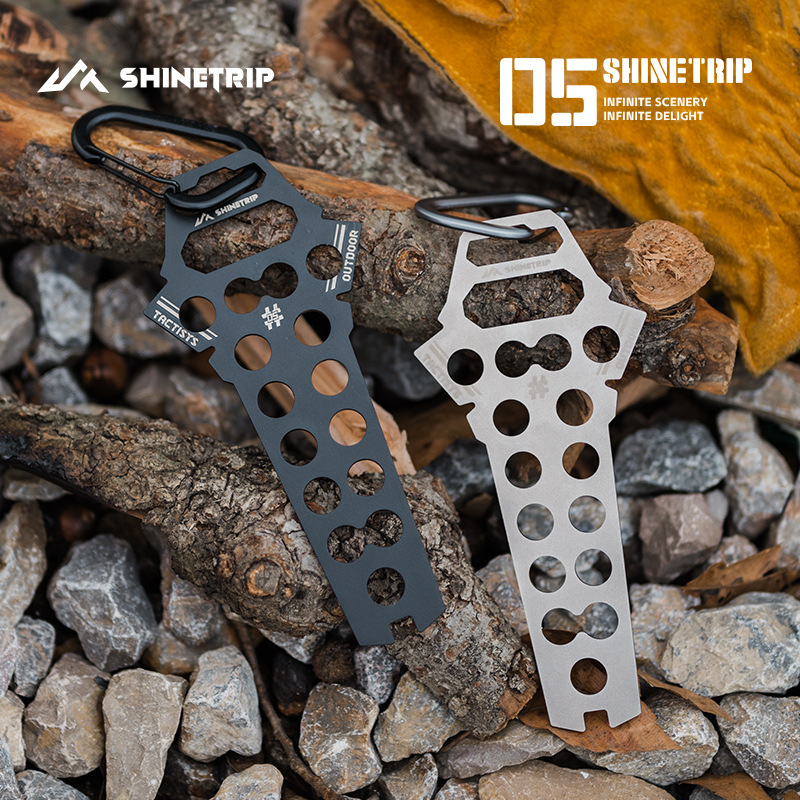 Outdoor Camping Stores - ShineTrip アウトドア グラウンドステーク収納ポーチ タクティカルスタイル ステンレス製 キャンプペグオーガナイザー