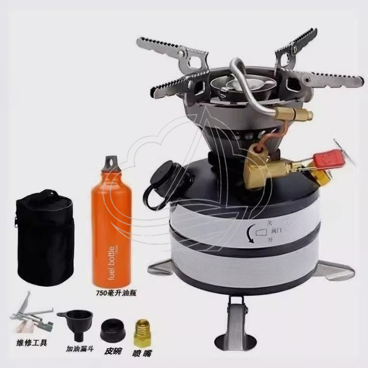 オールインワンポータブルキャンプストーブキット、多燃料バーナ - Outdoor Camping Burner のレビューと価格