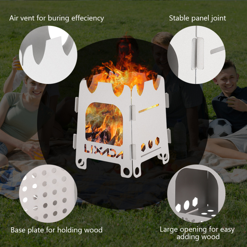 Lixada-ポータブルチタンおよびステンレス鋼の屋外キャン - Outdoor Camping Sink のレビューと価格