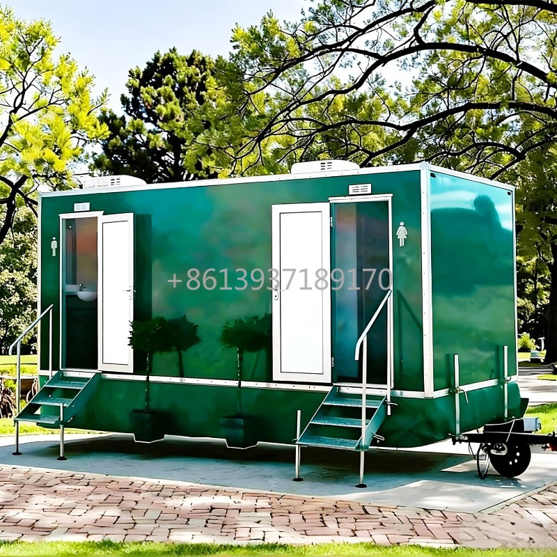 移動式トイレトレーラー（洗面台とシャワー付き）屋外キャンプ用 - Outdoor Camping Toilet のレビューと価格