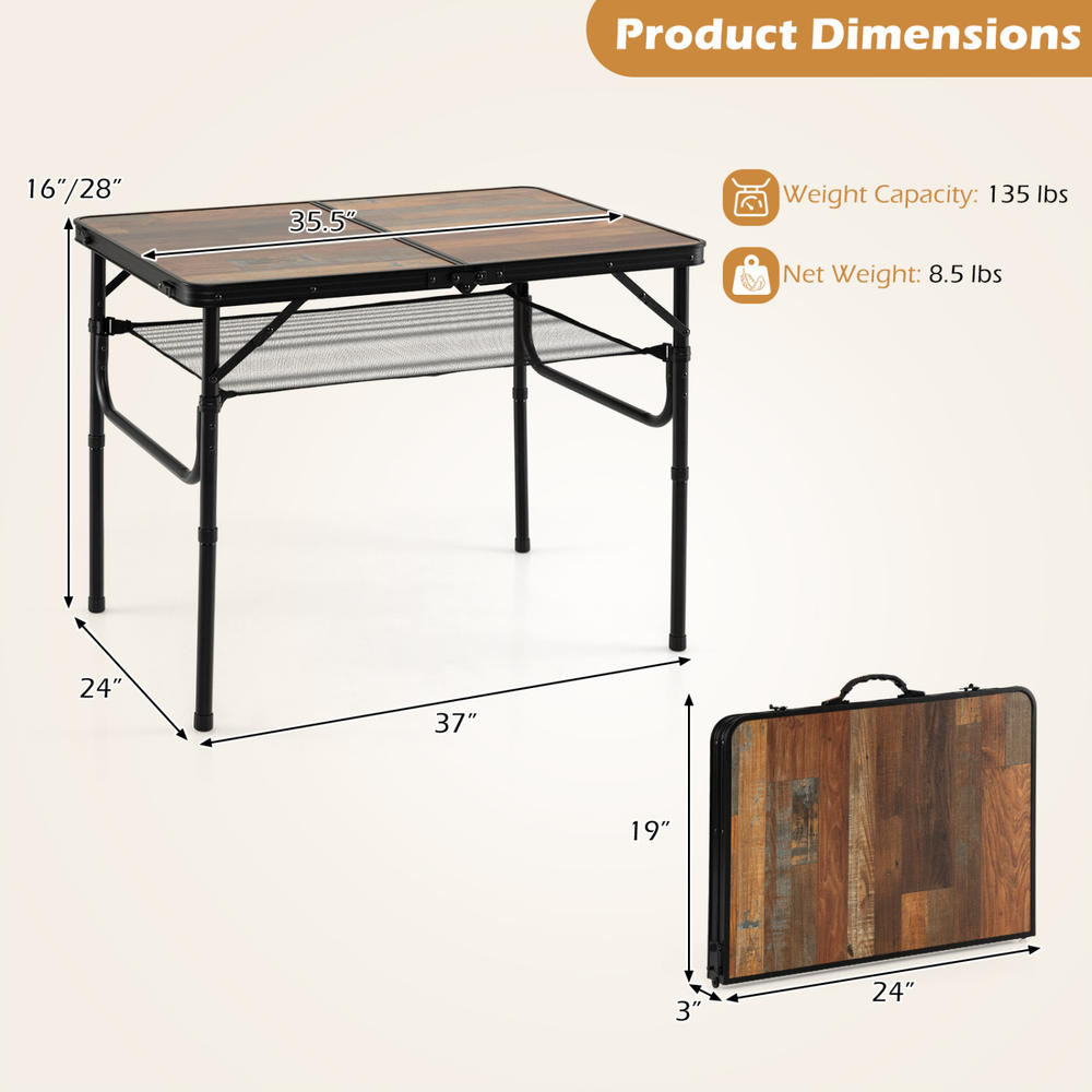 シングル折りたたみ式キャンプテーブル キャンプテーブル ピク - Camp Table Folding のレビューと価格