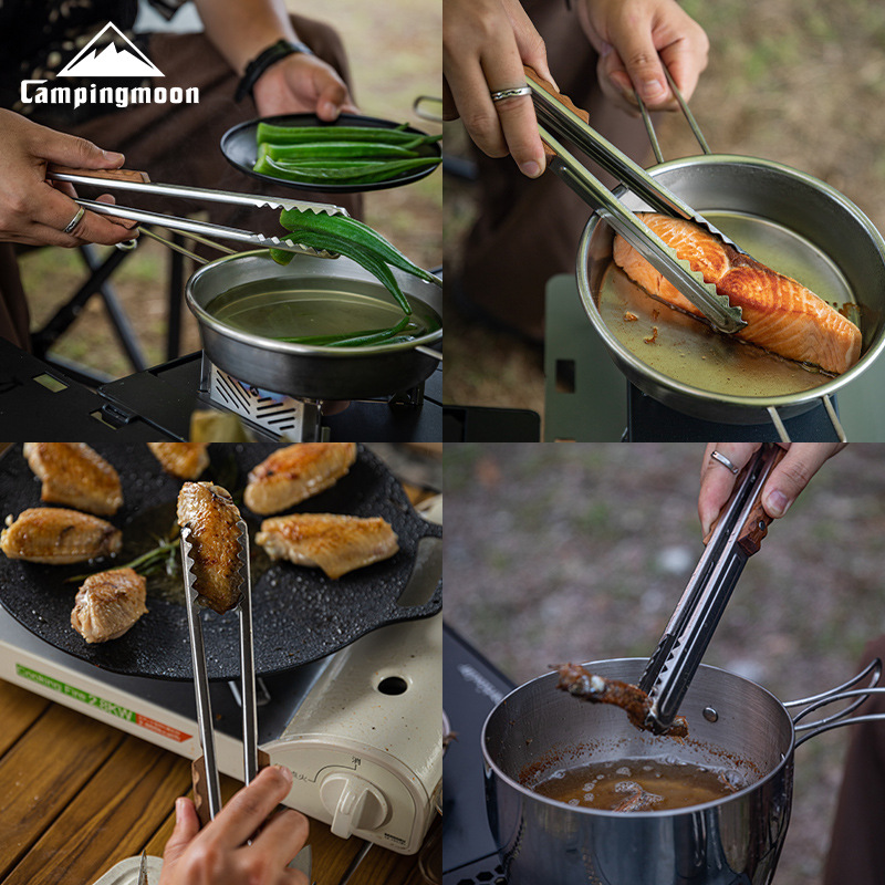 アウトドアキャンプキッチン用品調理器具サービングトングバーベ - Outdoor Camping Essentials のレビューと価格