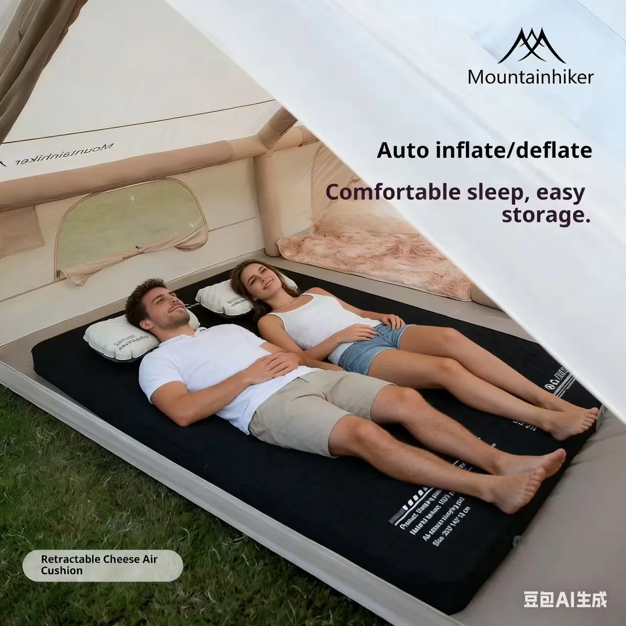 MOUNTAINHIKER インフレータブルマットレス チー - Outdoor Camping Quilt のレビューと価格
