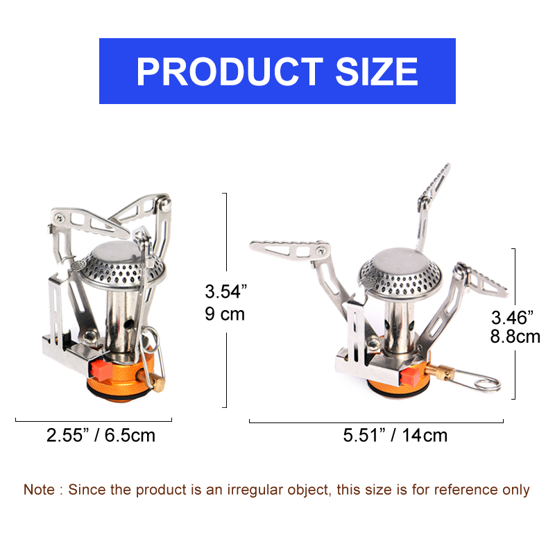 Widesea ワンピースガスストーブ 3500W アルミニ - Outdoor Camping Sink のレビューと価格