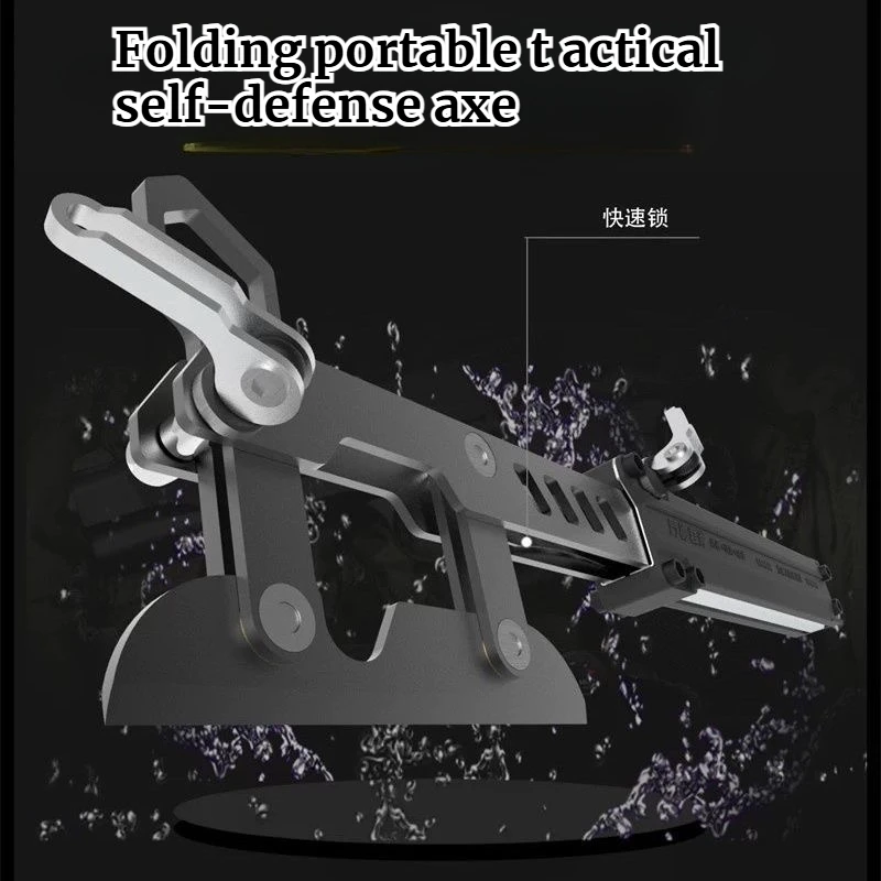 新しい多機能折りたたみ式高品質T型戦術斧、便利なキャンプサバ - Camp Axe Hatchet のレビューと価格