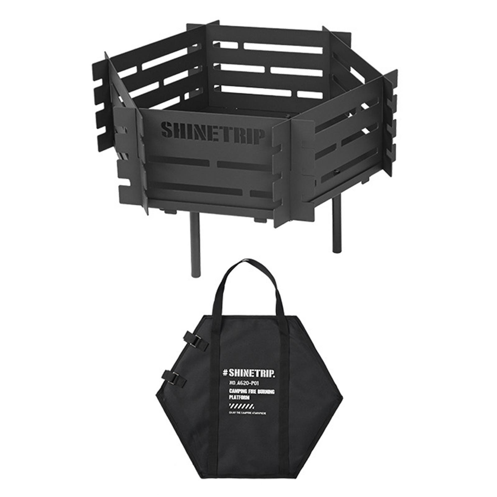 ポータブルキャンプストーブ、炭素鋼製折りたたみ式調理用暖炉、 - Outdoor Camping Fireplace のレビューと価格