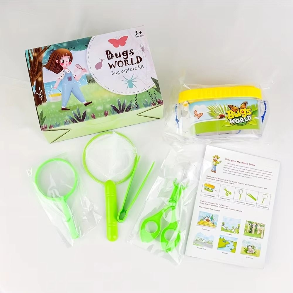 虫眼鏡付き屋外自然探検ツール透明防水キャンプキット＆虫捕りキ - Outdoor Camping Kit のレビューと価格