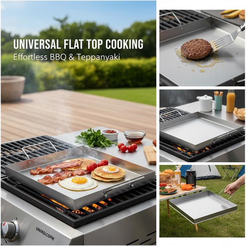 ユニバーサルフラットトップグリドル 18x16インチ キャン - Outdoor Camping Essentials のレビューと価格