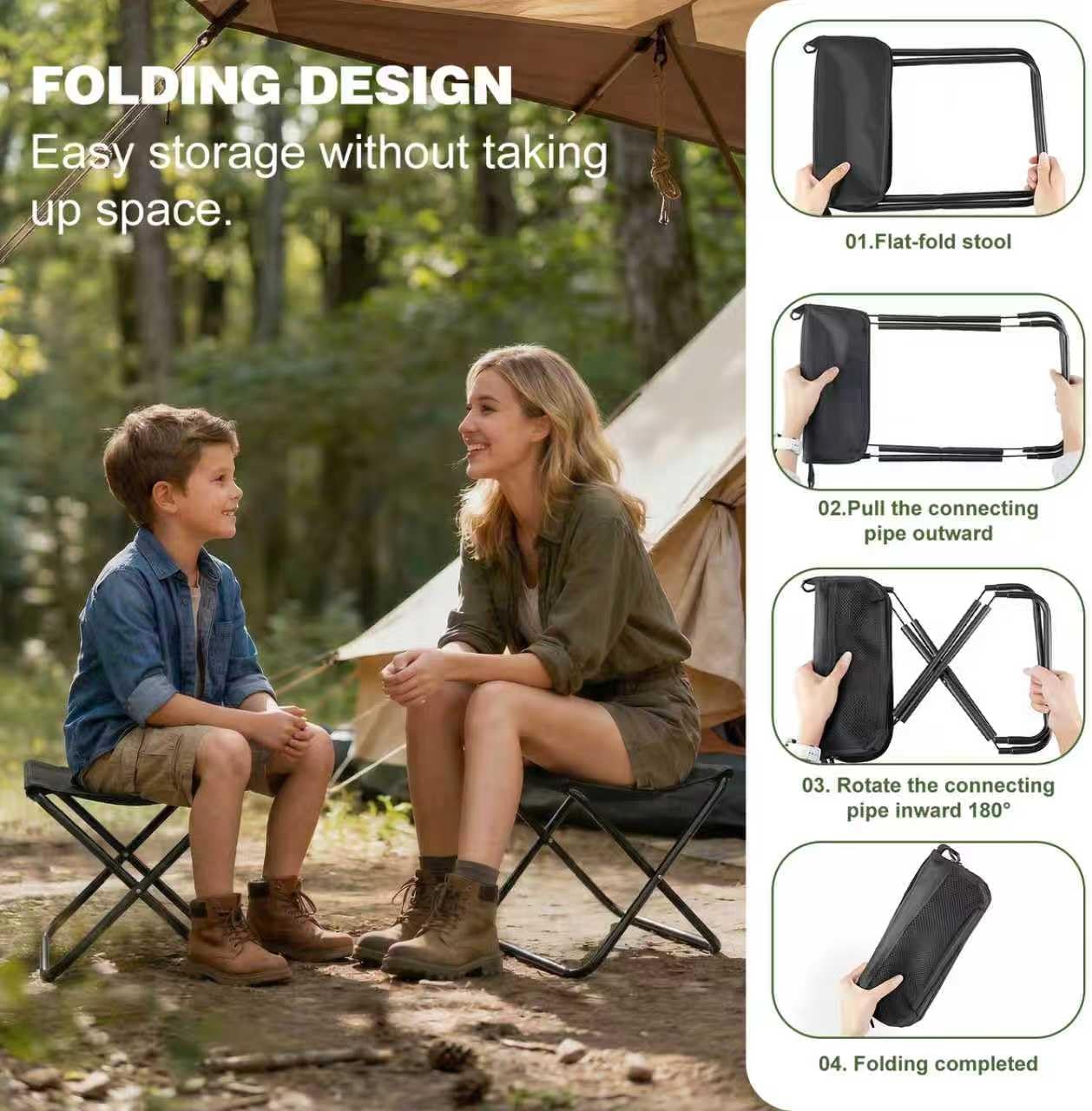GMOX キャンプ用スツール ポータブルチェア：全地形対応折 - Outdoor Camping Sink のレビューと価格