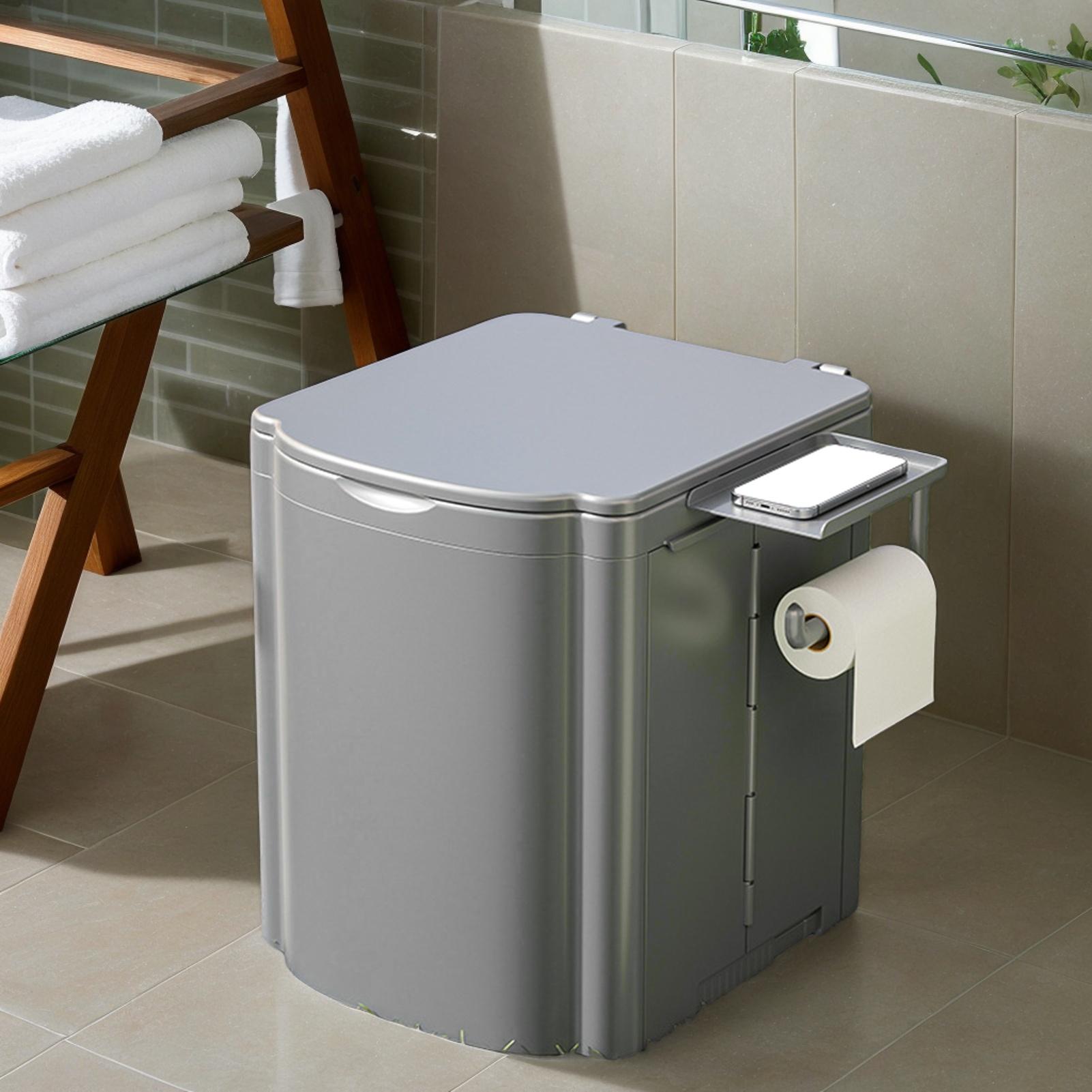 ポータブルトイレ キャンプ用 人間工学に基づいたハンドル 屋 - Outdoor Camping Toilet のレビューと価格