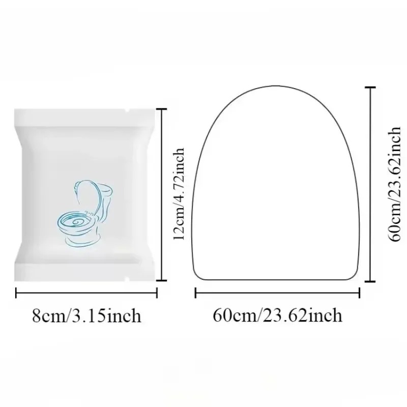 50/20/10 個ポータブル使い捨て便座カバー防水不織布保 - Outdoor Camping Toilet のレビューと価格