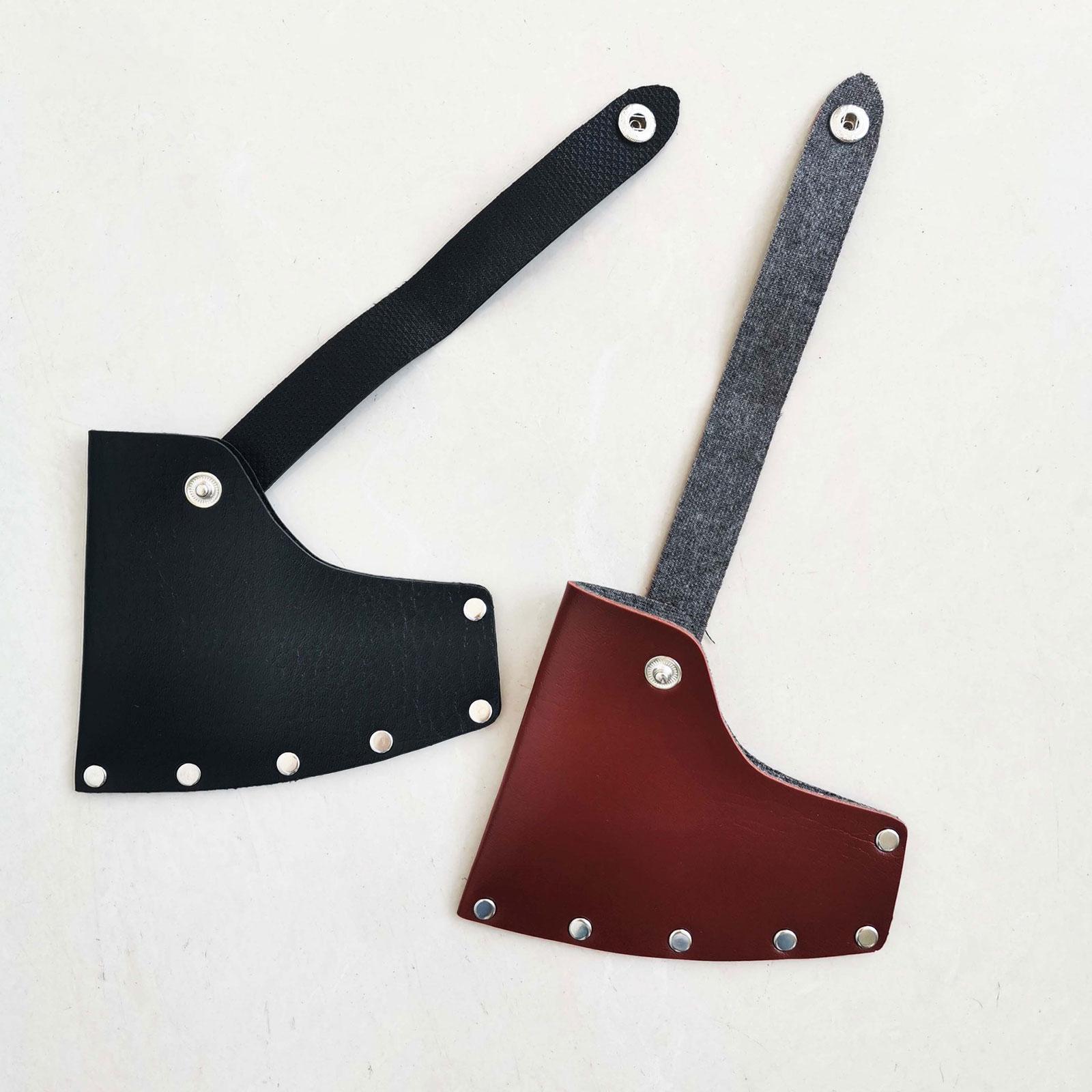 キャンプ用品 斧頭シース PUレザー製 小型斧ホルダー 保護 - Camp Axe Hatchet のレビューと価格