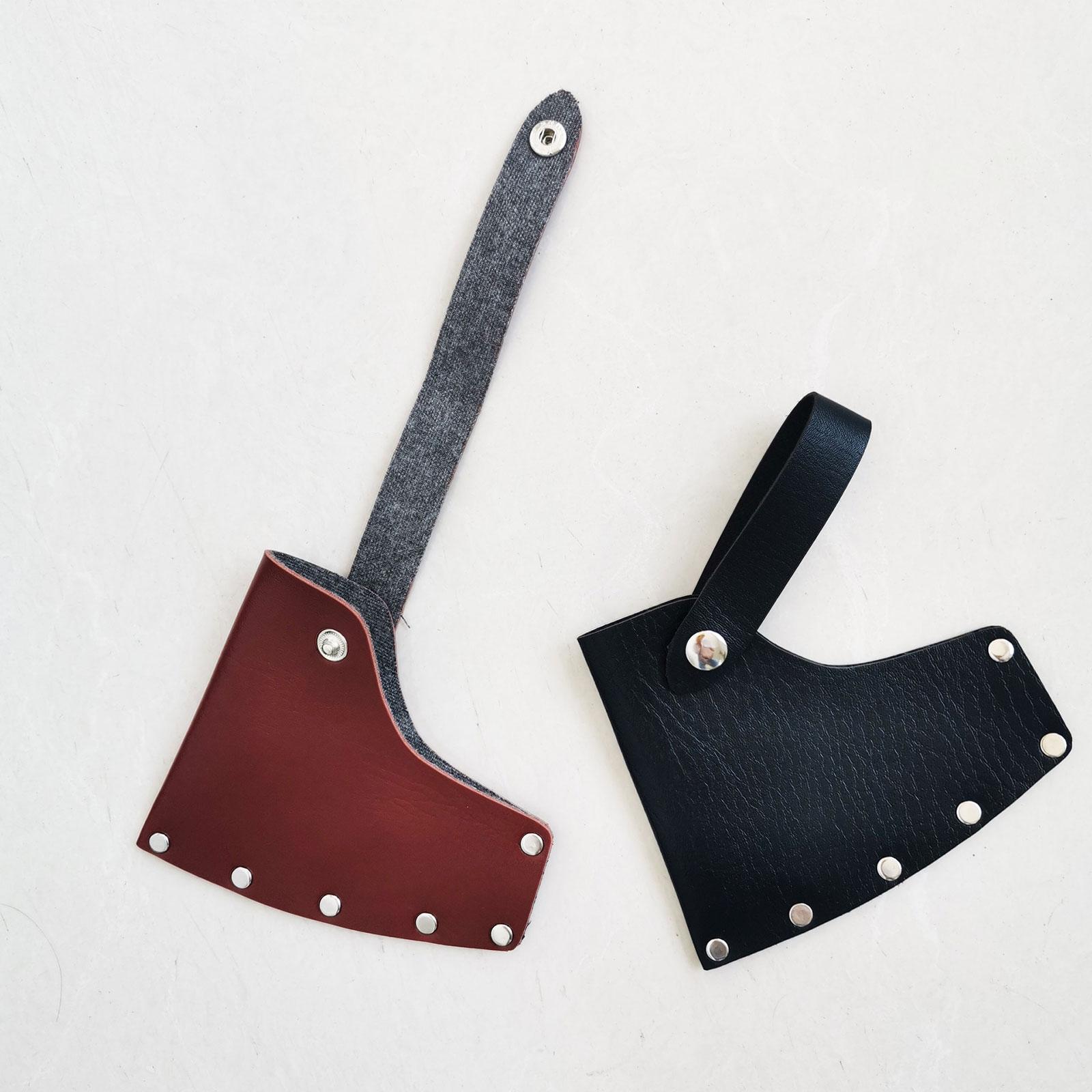 キャンプ用品 斧頭シース PUレザー製 小型斧ホルダー 保護 - Camp Axe Hatchet のレビューと価格
