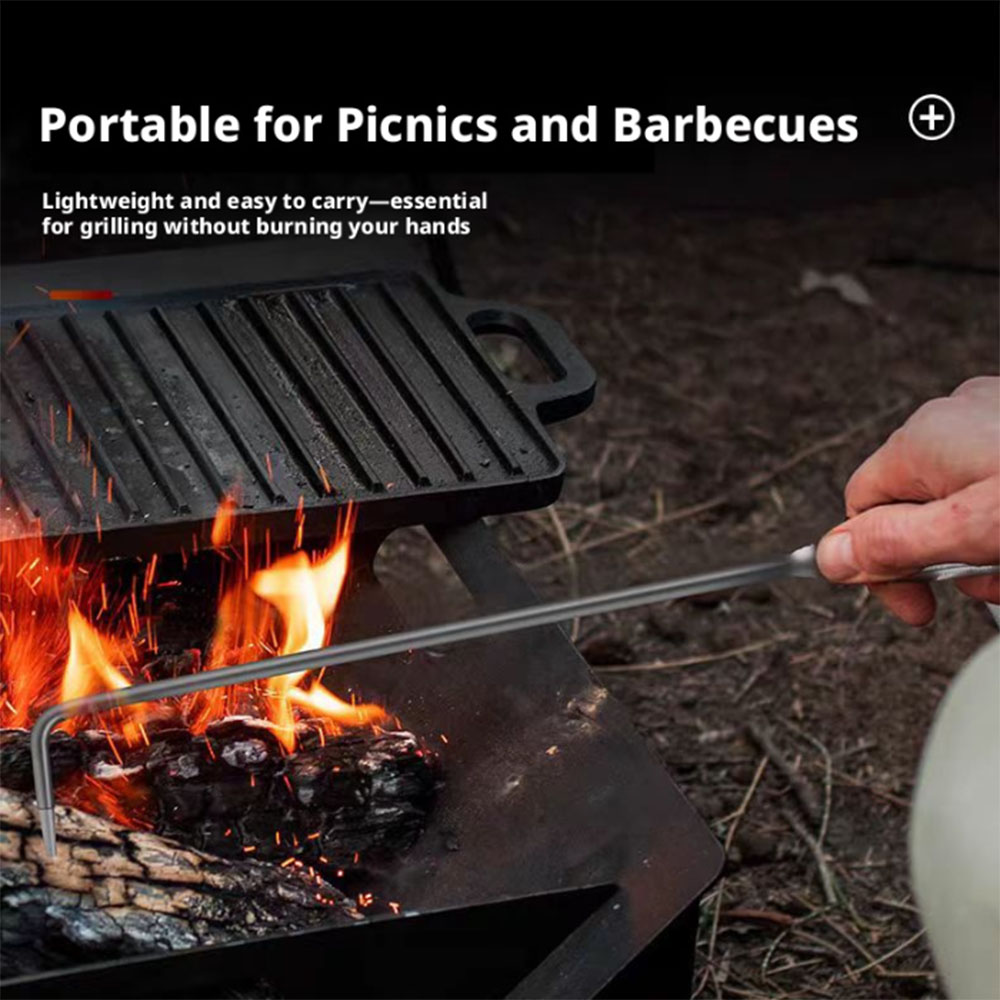 石炭フック暖炉ツールポーカー多機能金属グラバーポーカー屋外ア - Outdoor Camping Fireplace のレビューと価格