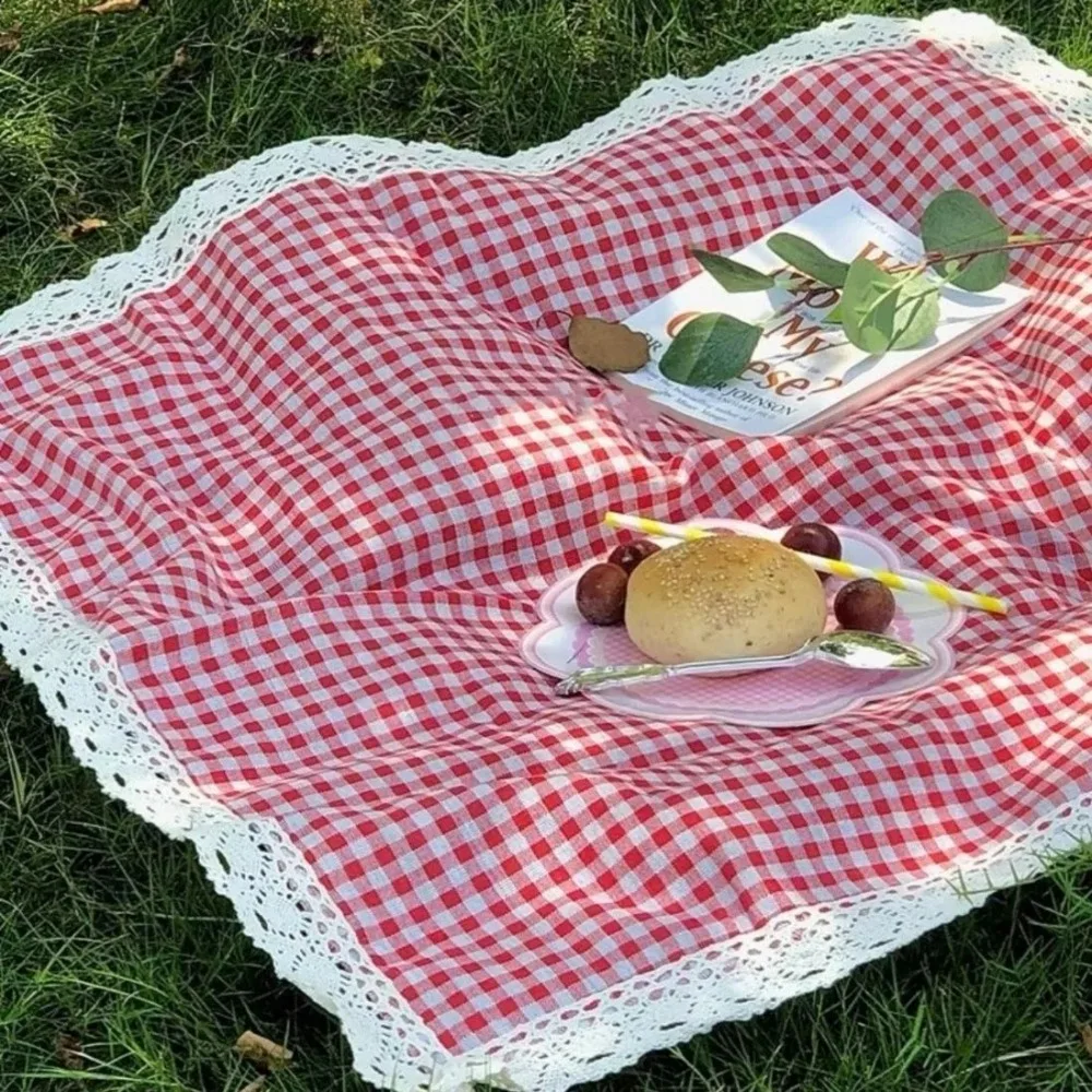 1pc 屋外ピクニックマット、夏用厚手防水ビーチブランケット - Outdoor Camping Quilt のレビューと価格