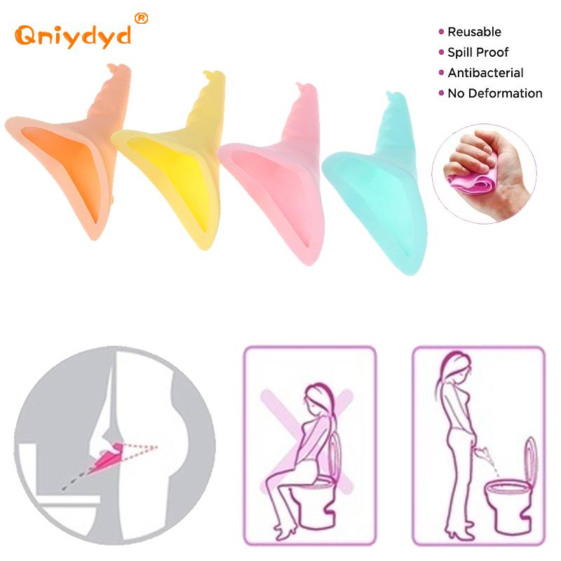 持ち運び可能な女性のためのシリコン小便器、トイレスドレイナー - Outdoor Camping Toilet のレビューと価格