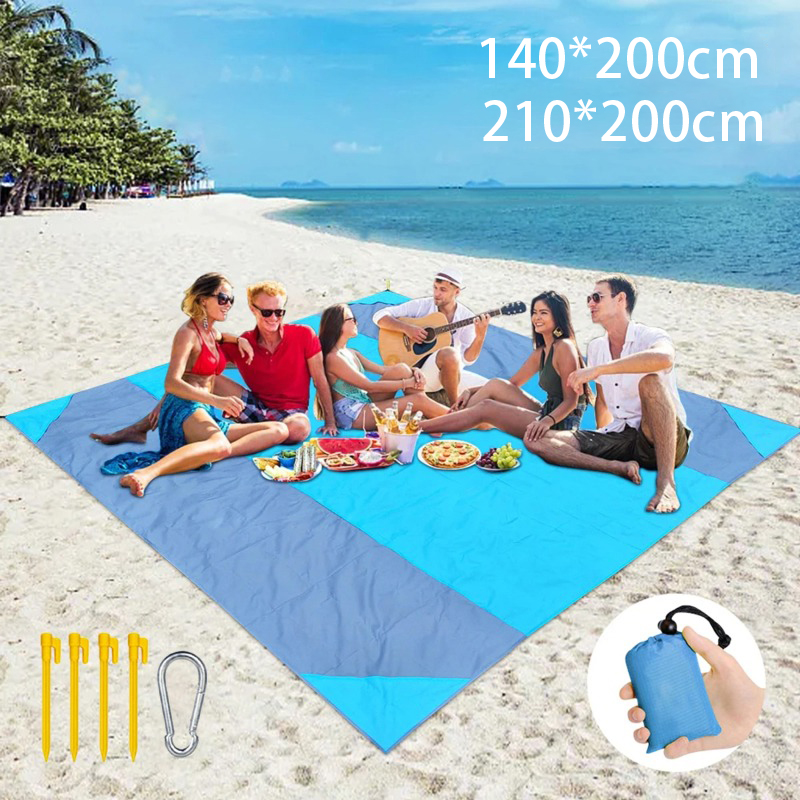 防水折りたたみピクニックマット軽量ポータブル屋外ブランケット - Outdoor Camping Quilt のレビューと価格