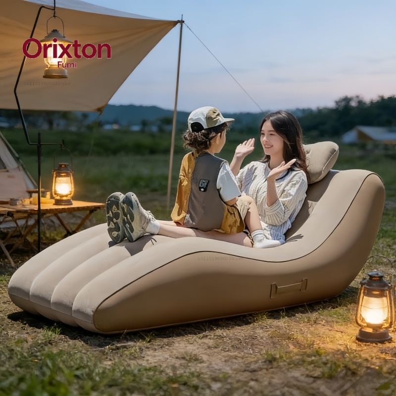 屋外用ポータブル自動膨張式ラウンジチェア - 防水キャンプ用 - Outdoor Camping Lounge Chairs のレビューと価格