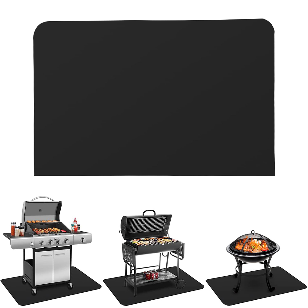 丸型耐火ハースマット シリコンコーティングガラス繊維耐熱保護 - Outdoor Camping Fireplace のレビューと価格