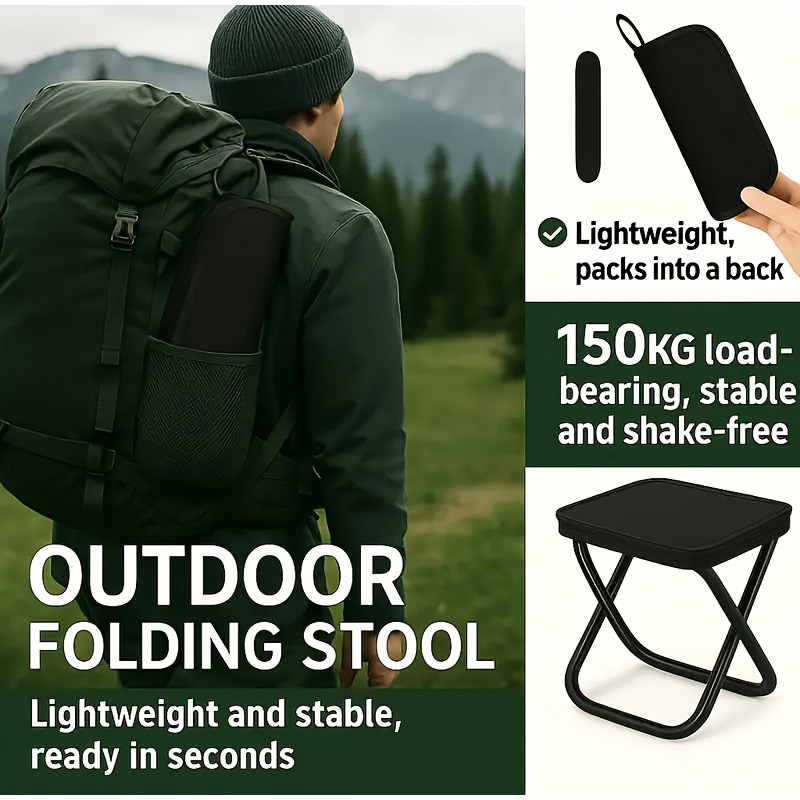    折りたたみ釣り用スツールポータブルアウトドアキャンプ - Outdoor Camping Stores のレビューと価格