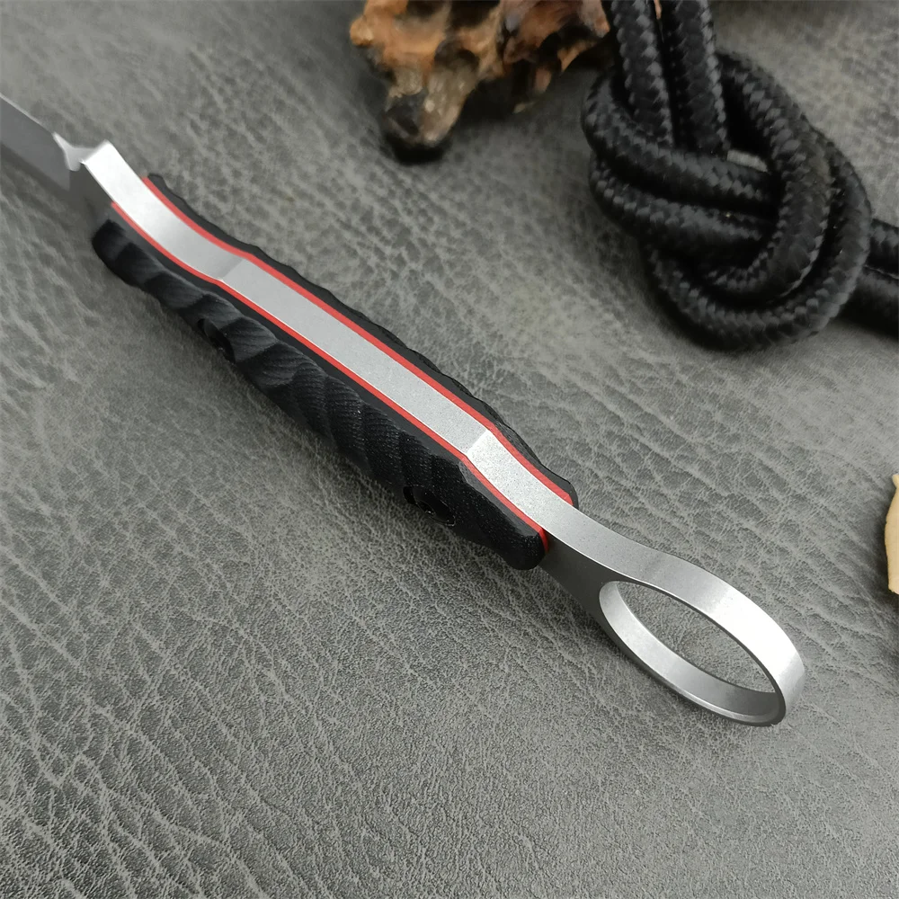USA TOOR 固定刃ナイフ高品質 D2 ブレード G10 - Outdoor Camping Usa のレビューと価格