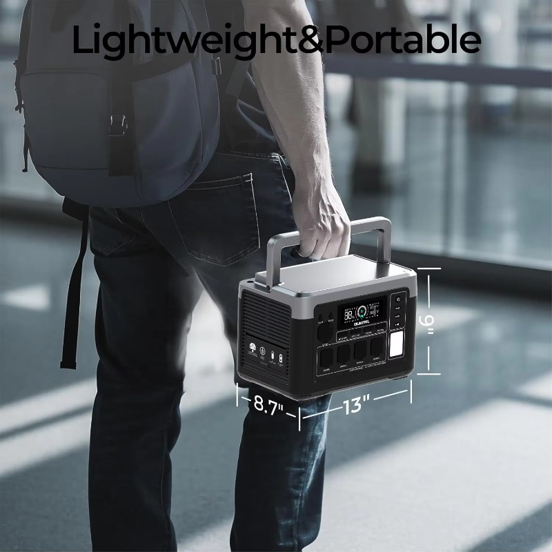 EU USA倉庫 1800W 1024Wh 静音ソーラー発電 - Outdoor Camping Usa のレビューと価格