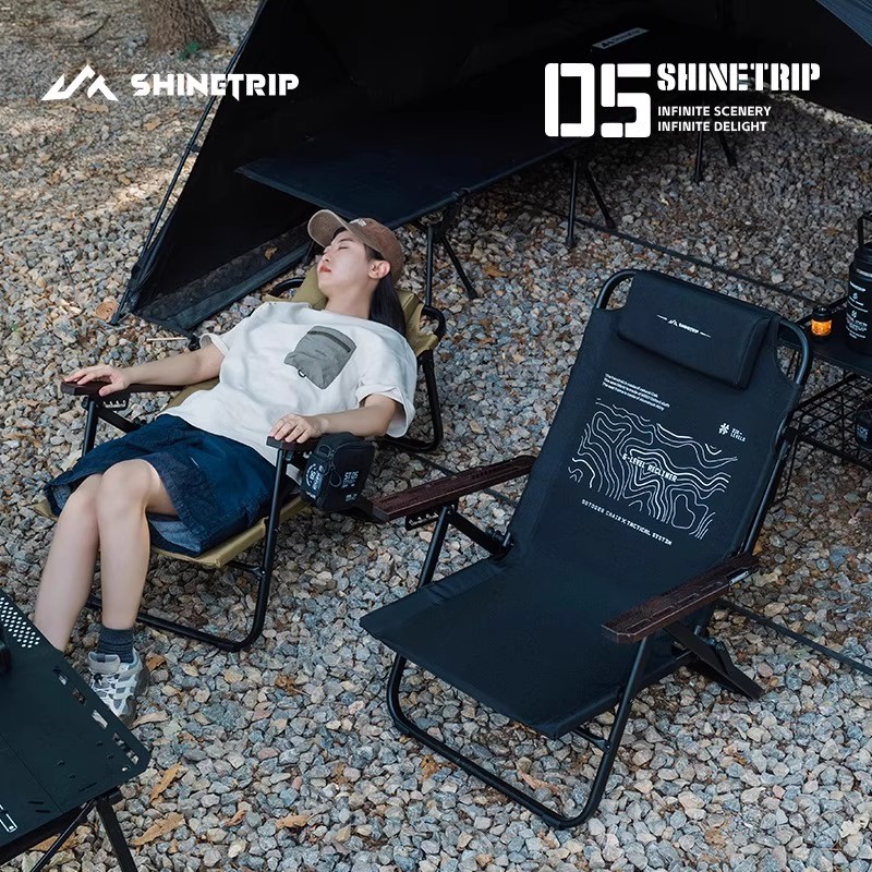 ShineTrip アウトドア折りたたみ式ラウンジチェア ポ - Outdoor Camping Lounge Chairs のレビューと価格