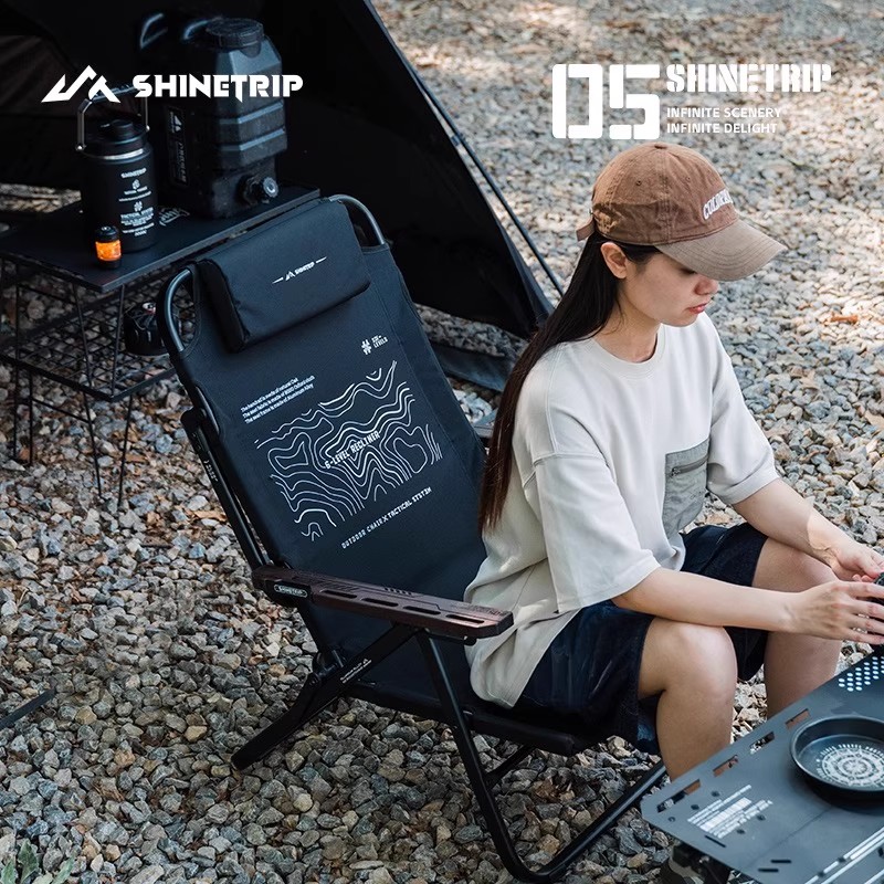 ShineTrip アウトドア折りたたみ式ラウンジチェア ポ - Outdoor Camping Lounge Chairs のレビューと価格
