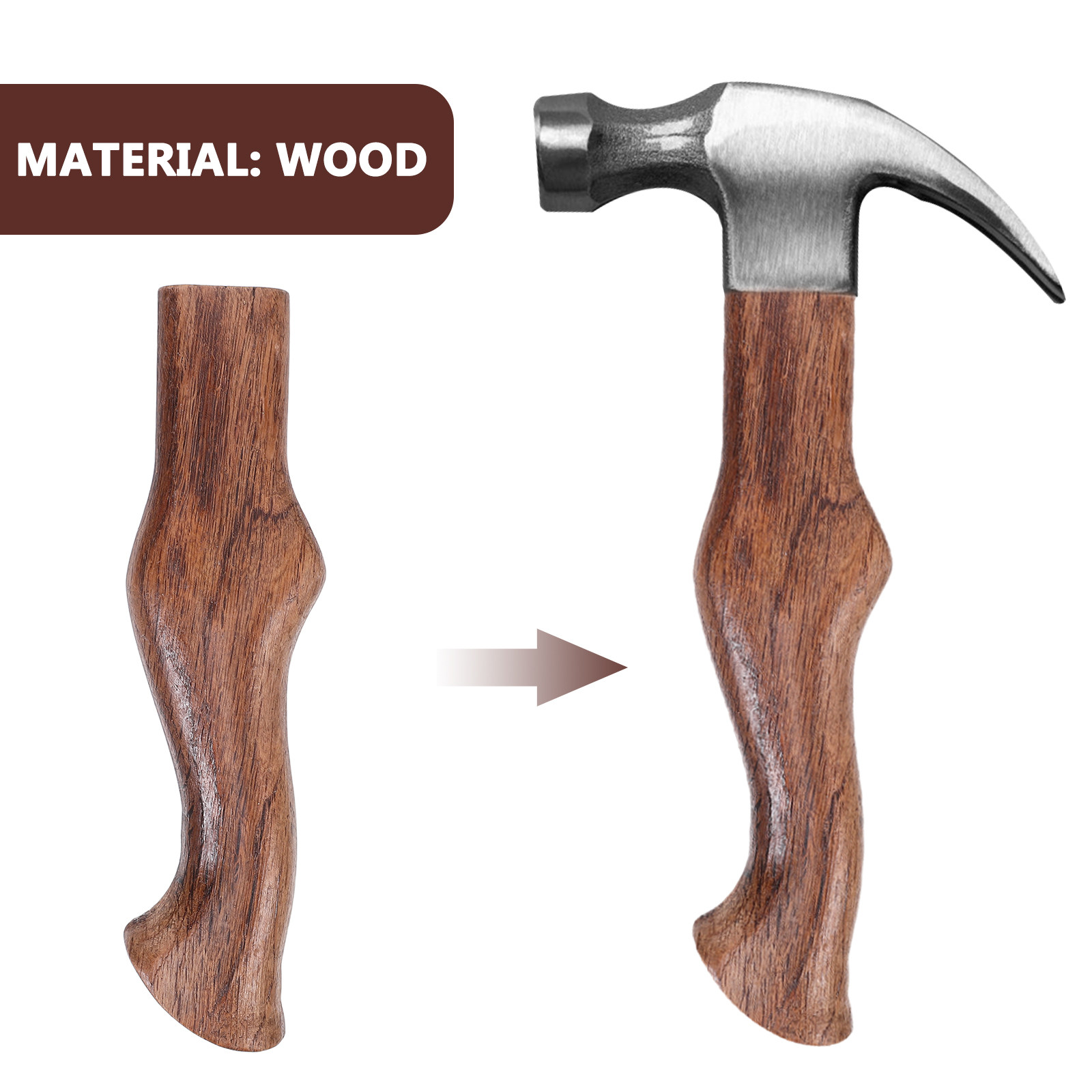 木製斧柄交換用 21cm 人間工学に基づいたグリップ アウト - Camp Axe Hatchet のレビューと価格