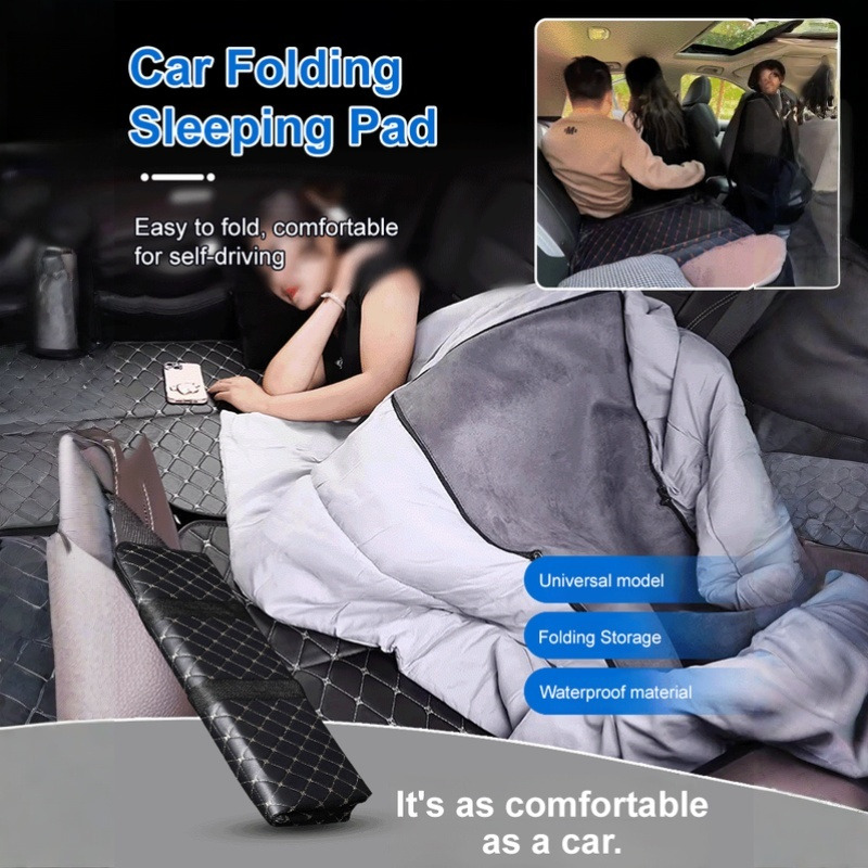 折りたたみ式車用後部座席ベッド、空気注入不要、インスタントセ - Outdoor Camping Quilt のレビューと価格