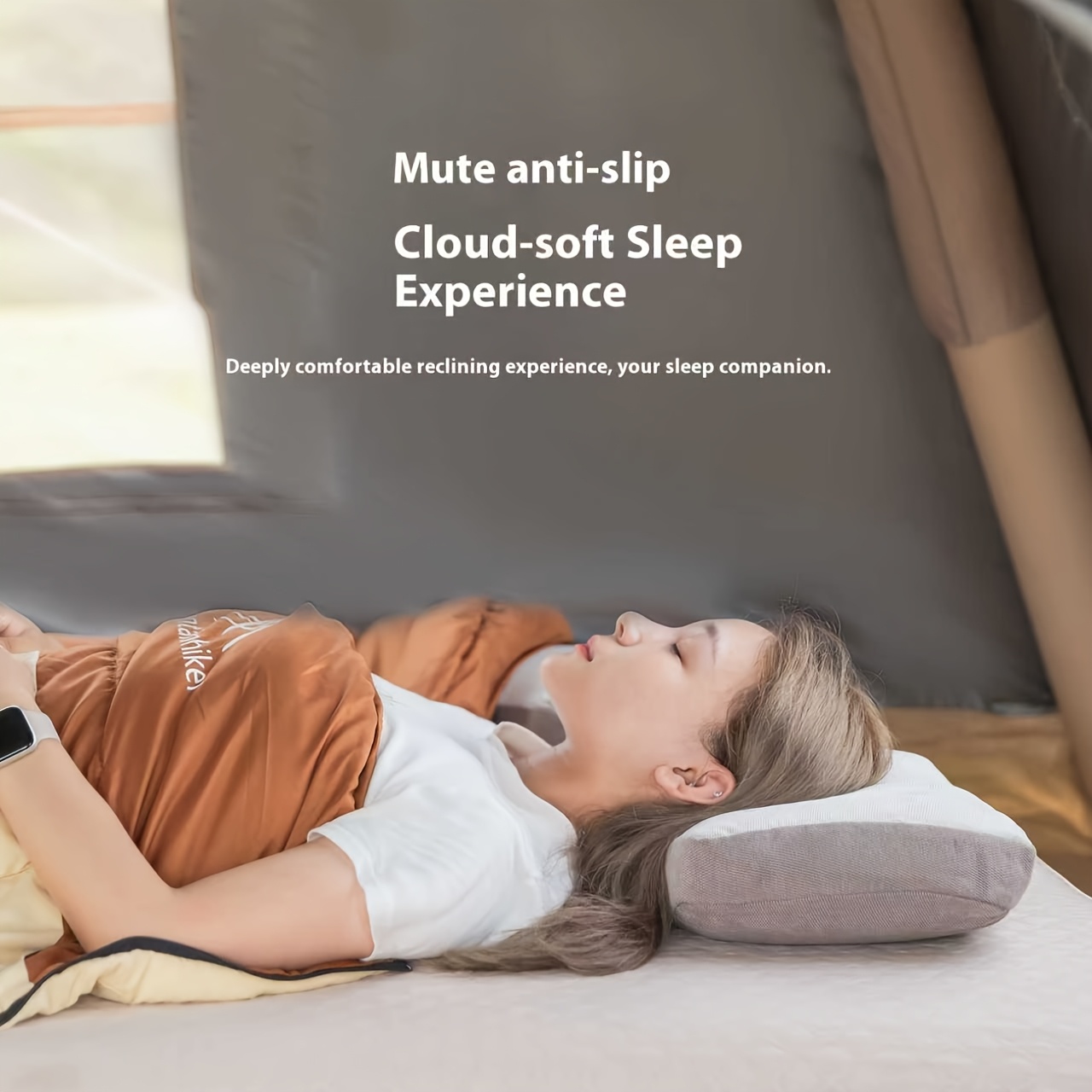 マウンテンハイカー 自動膨張式スポンジ枕 柔らかく、静かで、 - Outdoor Camping Essentials のレビューと価格