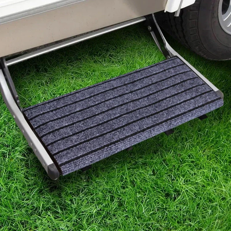 屋外キャラバンステップドアマットRVステップ階段カーペットヘ - Outdoor Camping Carpet のレビューと価格