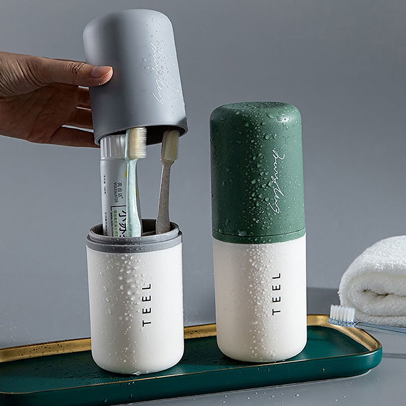 ポータブル歯ブラシホルダーボックス、バスルームアクセサリー、 - Outdoor Camping Stores のレビューと価格