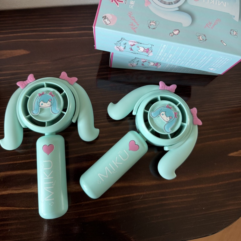 初音ミクミニハンドヘルドファン冷却ファン家庭用オフィス旅行ア - Outdoor Camping Burner のレビューと価格
