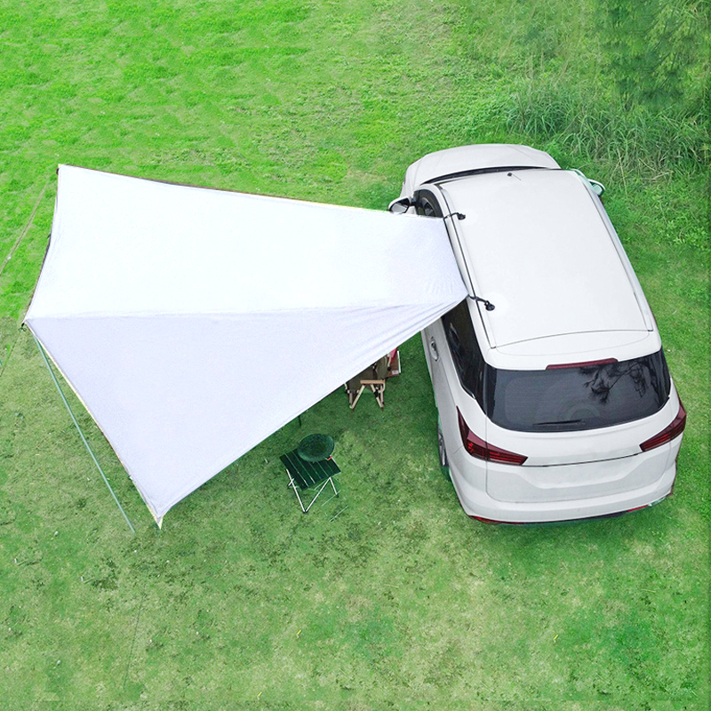 ロハスキャンピング バット型カーサイドオーニング ブラックコ - Jinli Outdoor Camping のレビューと価格