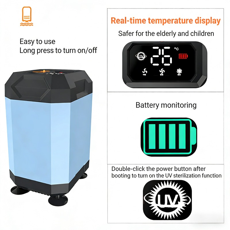 5400mAh/9000mAh屋外ポータブルキャンプシャワー - Outdoor Camping Carpet のレビューと価格