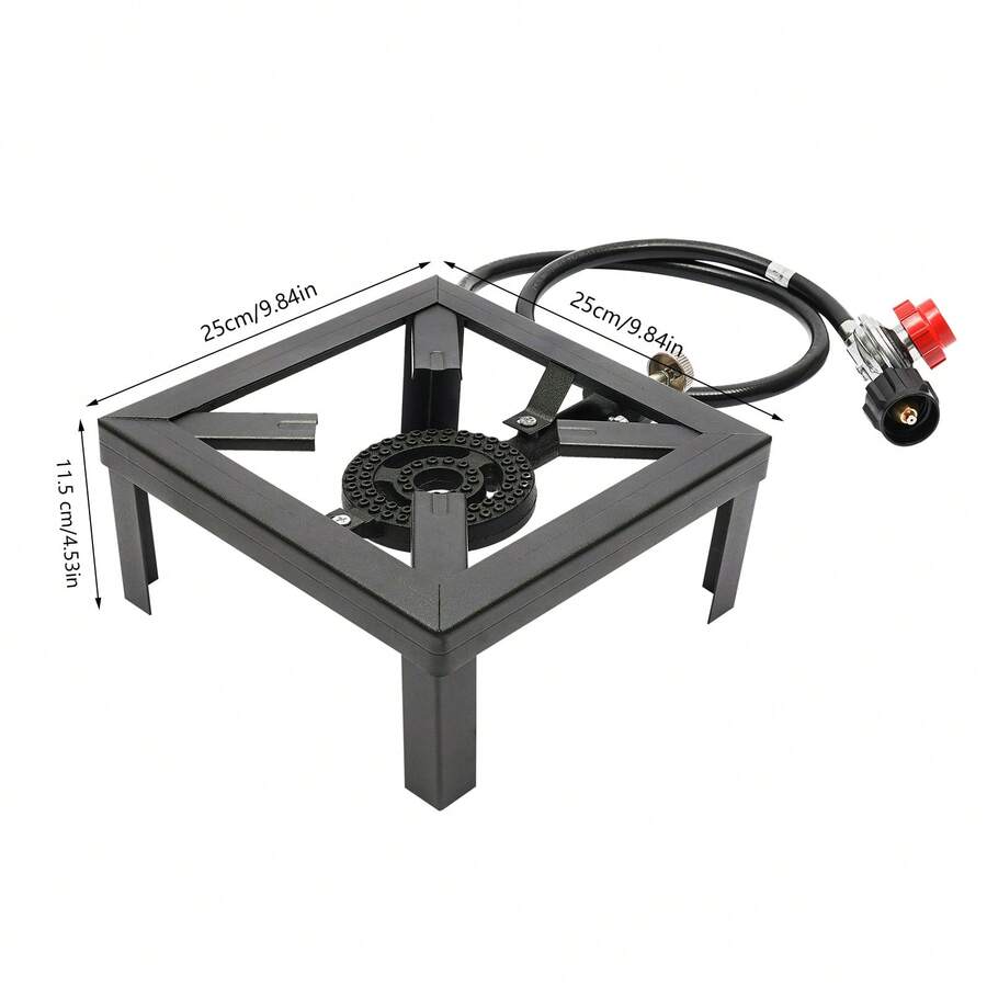 ポータブルシングルバーナー、屋外ガスストーブプロパンコンロ、 - Outdoor Camping Burner のレビューと価格
