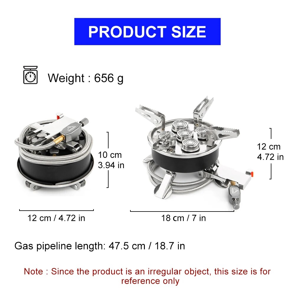 キャンプ用観光用バーナー8800wガスストーブ調理器具ポータ - Outdoor Camping Sink のレビューと価格