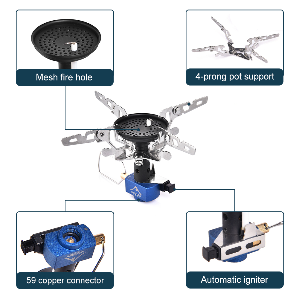 屋外キャンプ用ガスバーナー アウトドアストーブ 3300W  - Outdoor Camping Burner のレビューと価格