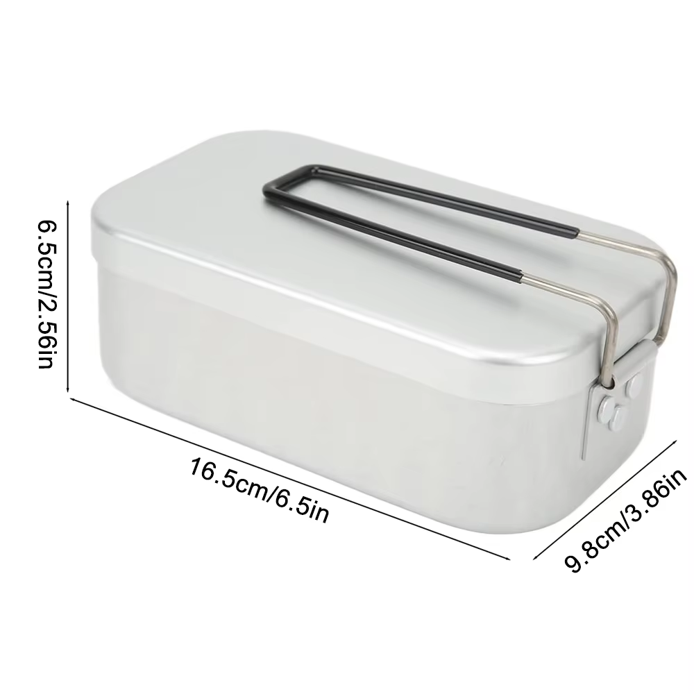 折りたたみ弁当箱ハンドル、大人用ランチコンテナ、アルミキャン - Outdoor Camping Essentials のレビューと価格