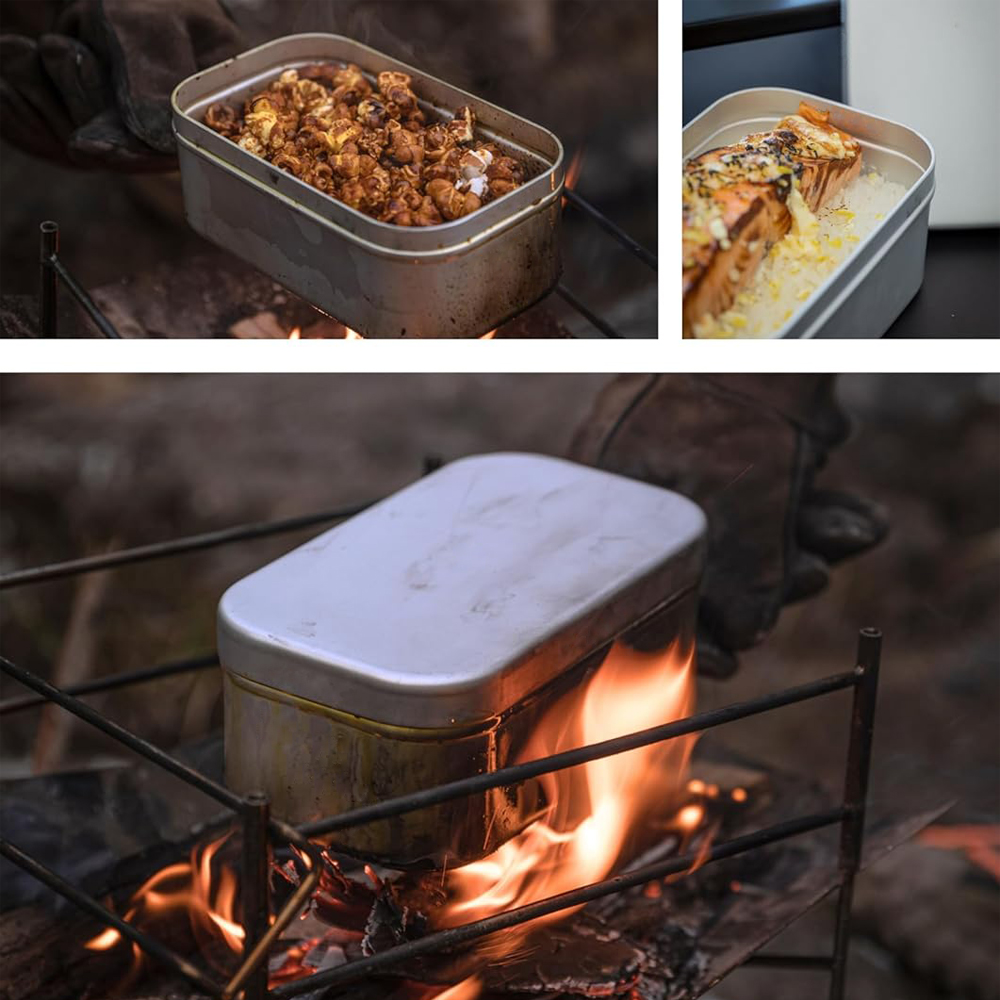 折りたたみ弁当箱ハンドル、大人用ランチコンテナ、アルミキャン - Outdoor Camping Essentials のレビューと価格